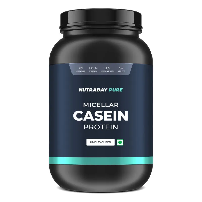 Nutrabay Pure 100% Micellar Casein Protein - Unflavoured