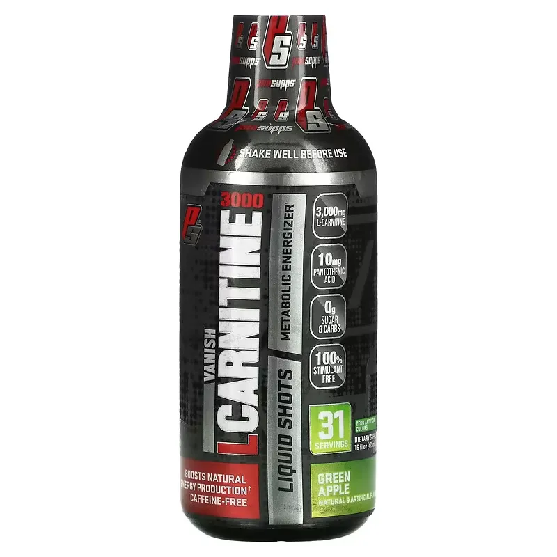 L-Carnitine 3000, Green Apple, 16 fl oz (473 ml)