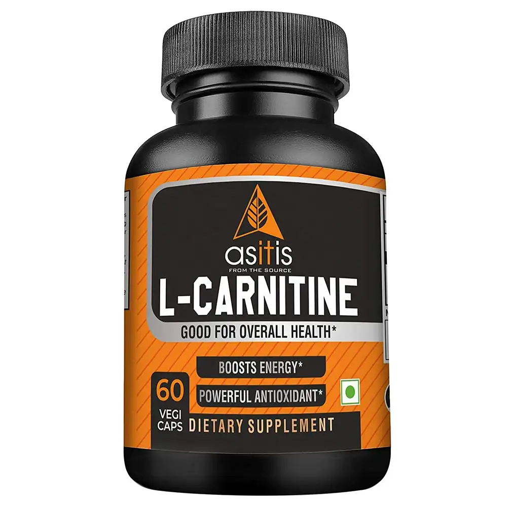 AS-IT-IS Nutrition L Carnitine 500 mg,  60 capsules  Unflavoured