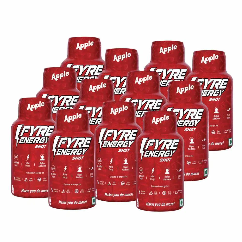 Fyre Energy Shot,  12 Piece(s)/Pack  Apple