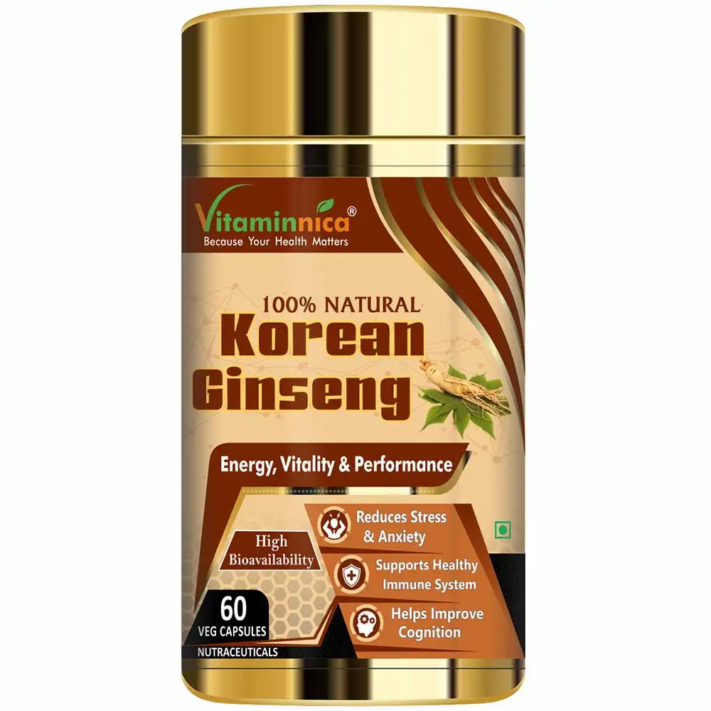 Vitaminnica Korean Ginseng,  60 veggie capsule(s)