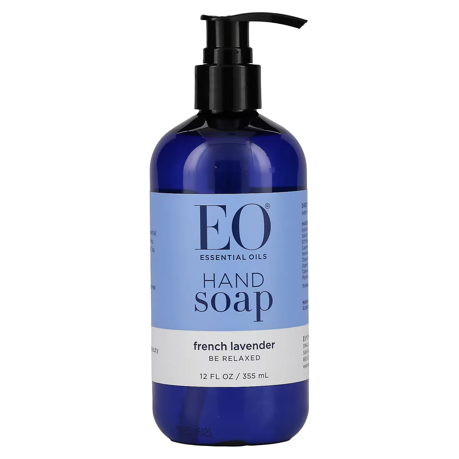 Hand Soap, French Lavender, 12 fl oz (355 ml)