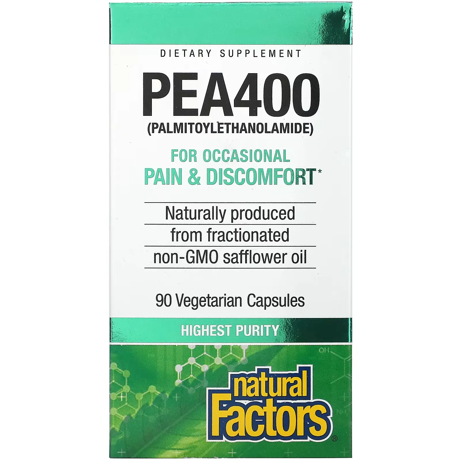 PEA400, 90 Vegetarian Capsules