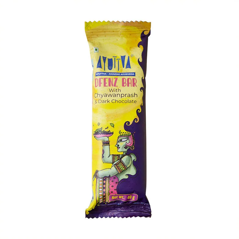 AYUTTVA Dfenz Bar With Chyawanprash & Dark Chocolate