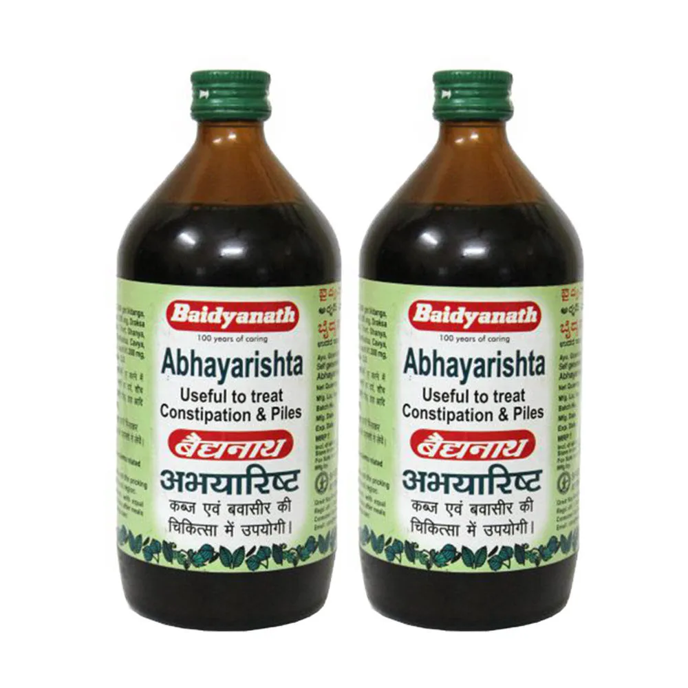 Baidyanath Abhayarishta For Constipation - Pack Of 2