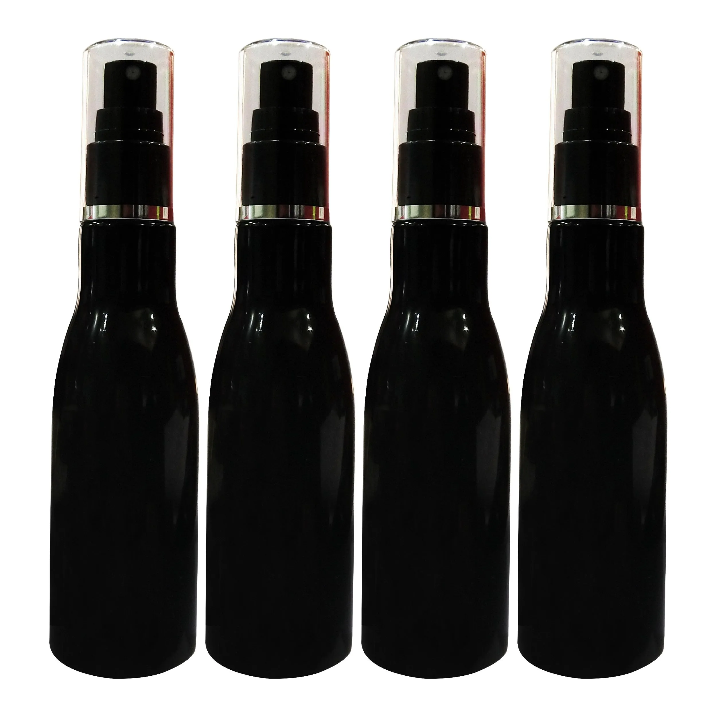 Zenvista Black Color Bottle With Licotaine Cap Pack of 4