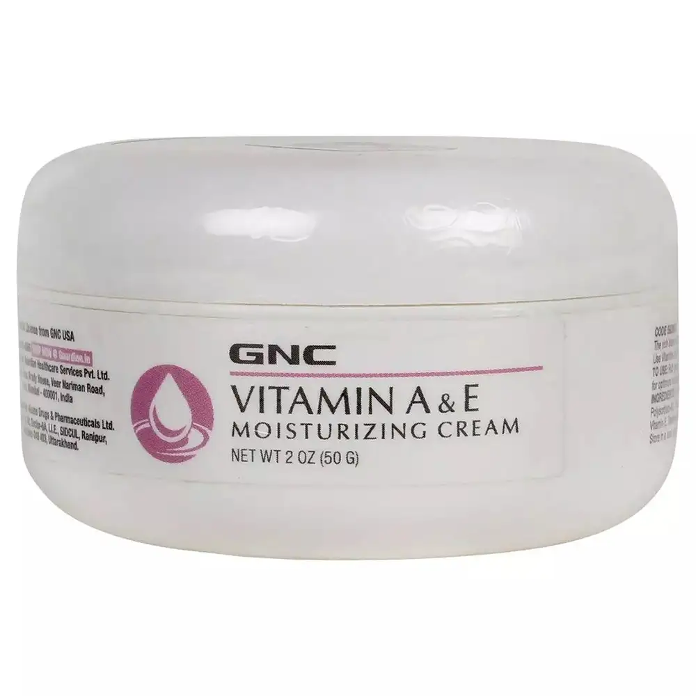 GNC Vitamin A & E Moisturizing Cream,  50 g  All Types of Skin