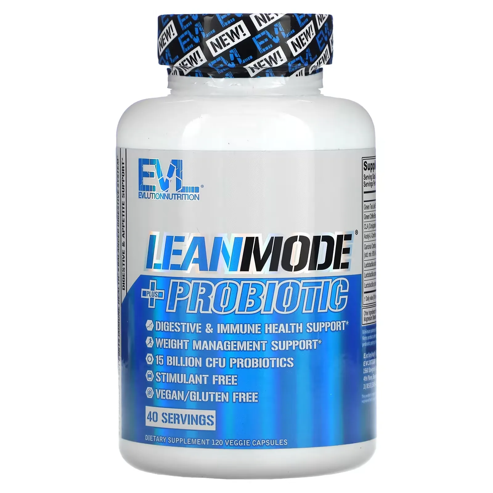 LeanMode + Probiotic, 120 Veggie Capsules