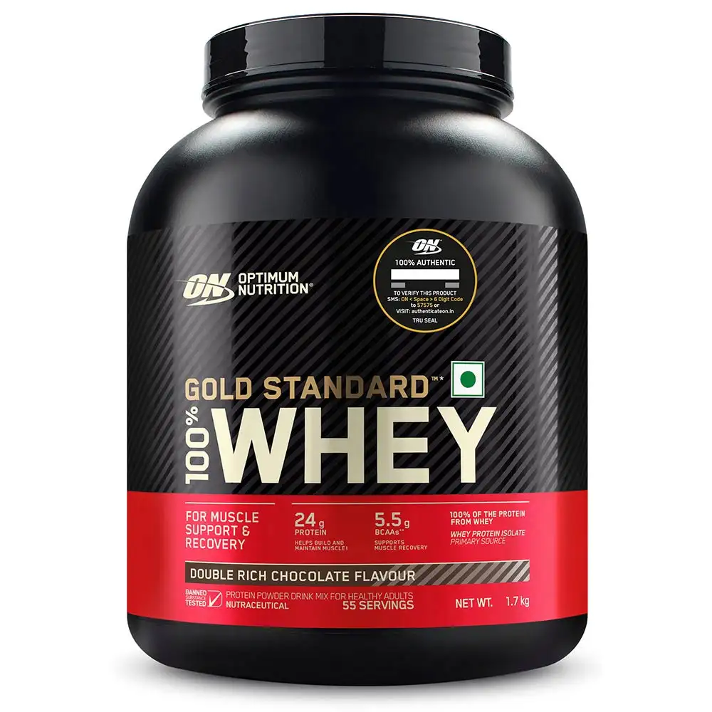 ON (Optimum Nutrition) Gold Standard 100% Whey Protein,  3.74 lb  Double Rich Chocolate