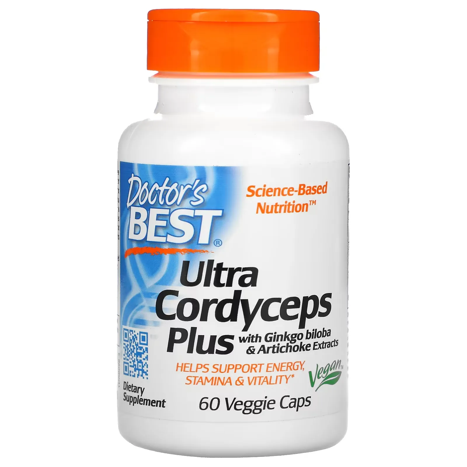 Ultra Cordyceps Plus with Ginkgo Biloba and Artichoke Extracts, 60 Veggie Caps