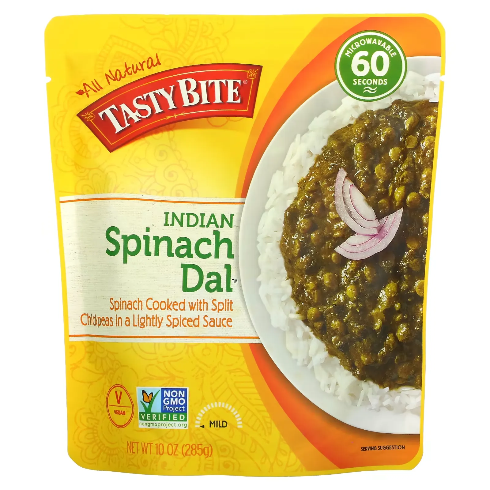 Indian Spinach Dal, Mild, 10 oz (285 g)