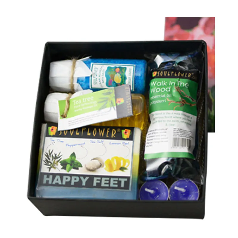 Soulflower Happy Feet Try Me Bath Set