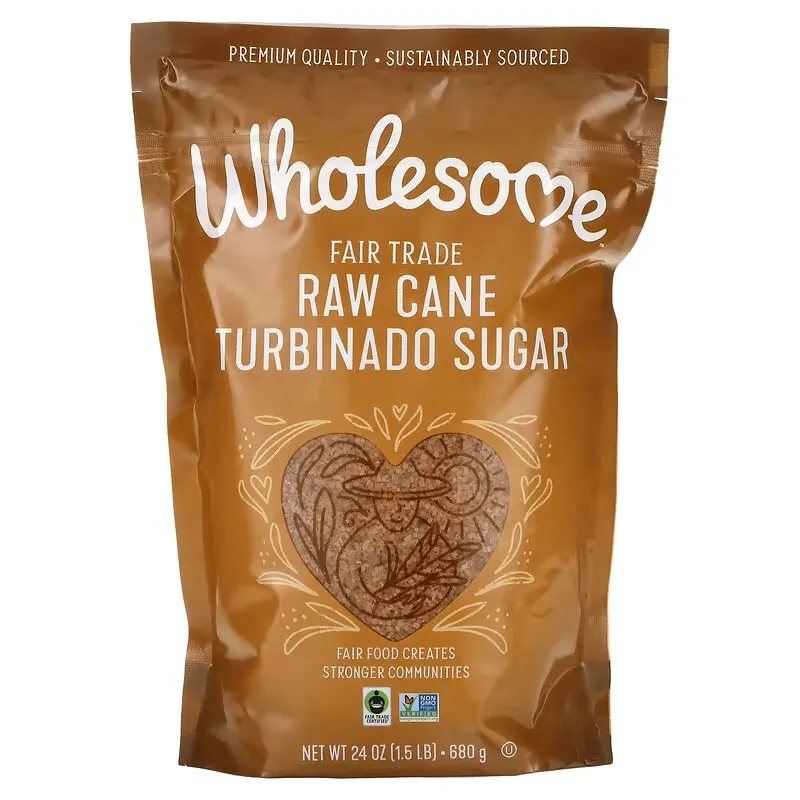 Raw Cane Turbinado Sugar, 1.5 lb (680 g)