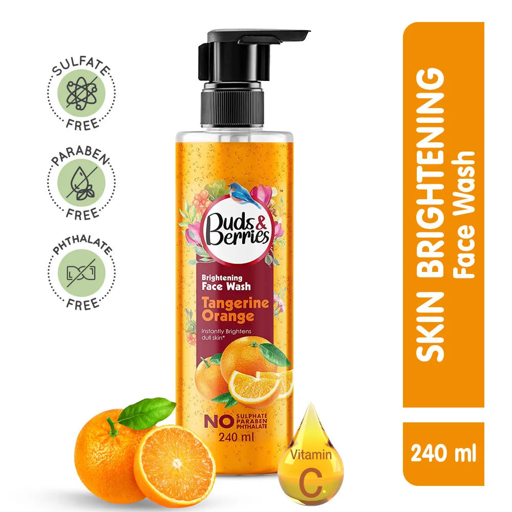 Buds & Berries Tangerine Orange Brightening Face Wash