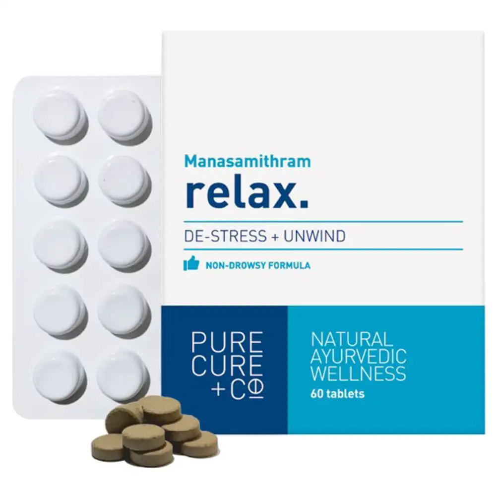 Pure Cure + Co Manasamithram Relax,  60 tablet(s)