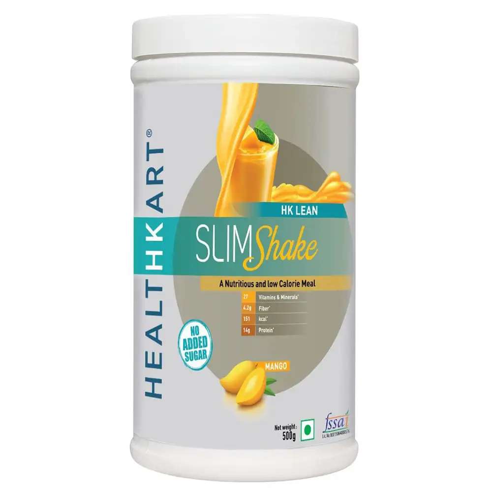 Healt SlimShake No Added Sugar,  0.5 kg  Mango