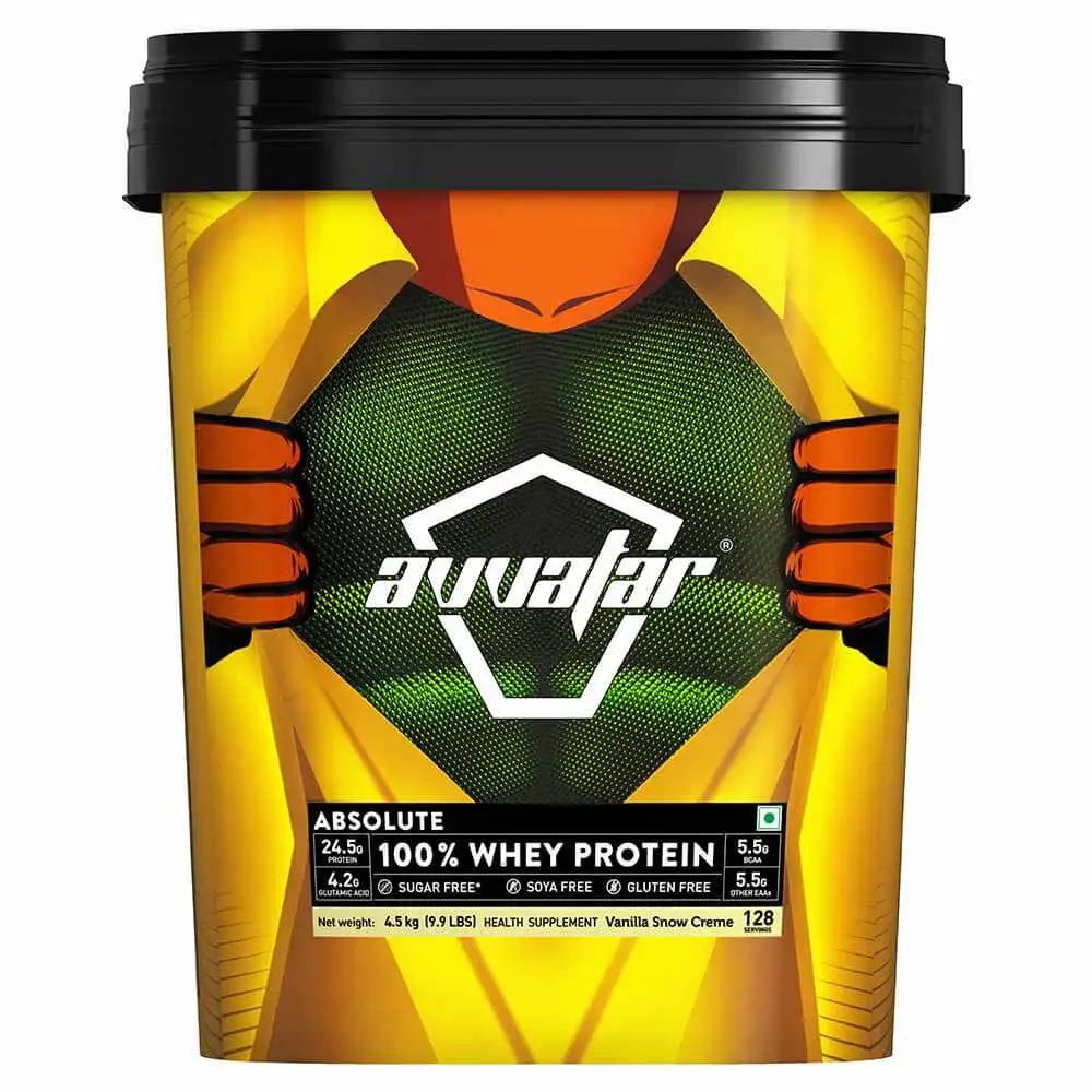 Avvatar Absolute 100% Whey Protein,  9.9 lb  Vanilla Snow Creme