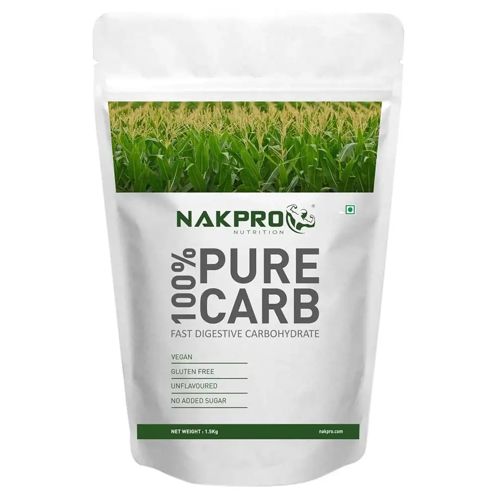 Nakpro 100% Pure Carb,  3.3 lb  Unflavoured