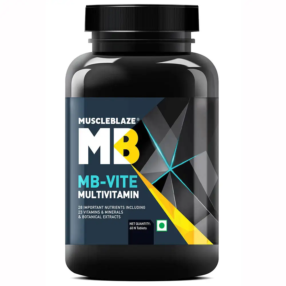 MuscleBlaze MB-VITE Multivitamin OP,  60 tablet(s)  Unflavoured