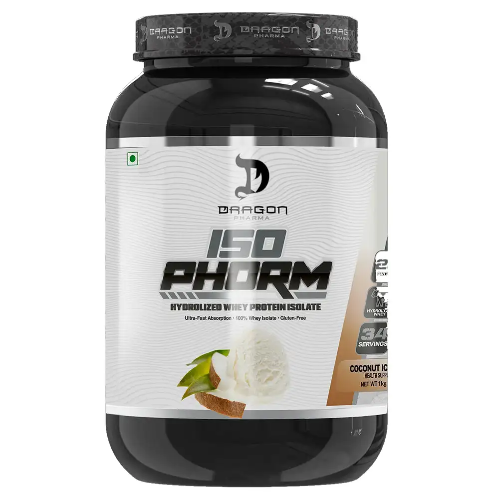 Dragon Pharma IsoPhorm Whey Protein Isolate,  2.2 lb  Coconut Ice Cream