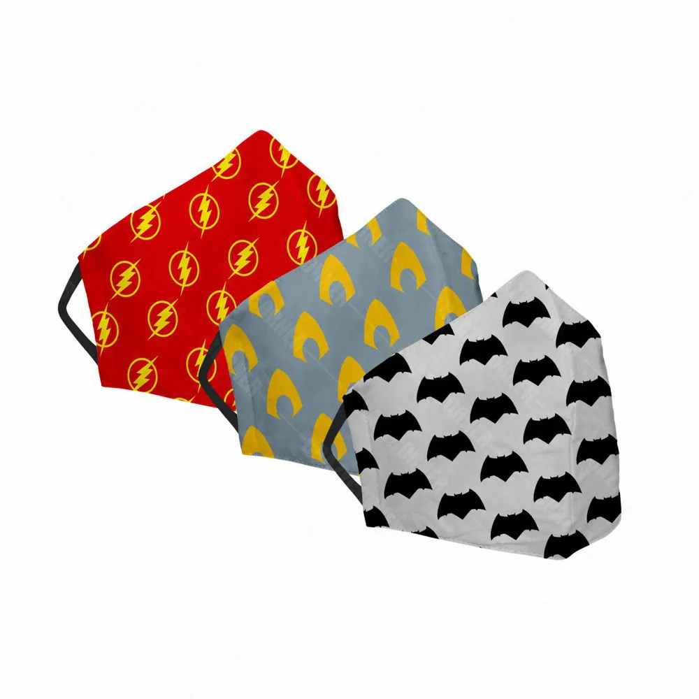 Crazy Corner Two Layer Printed Cotton Masks - Pack of 3