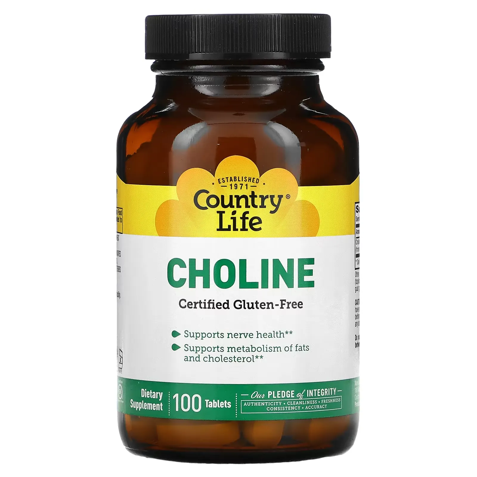 Choline, 100 Tablets