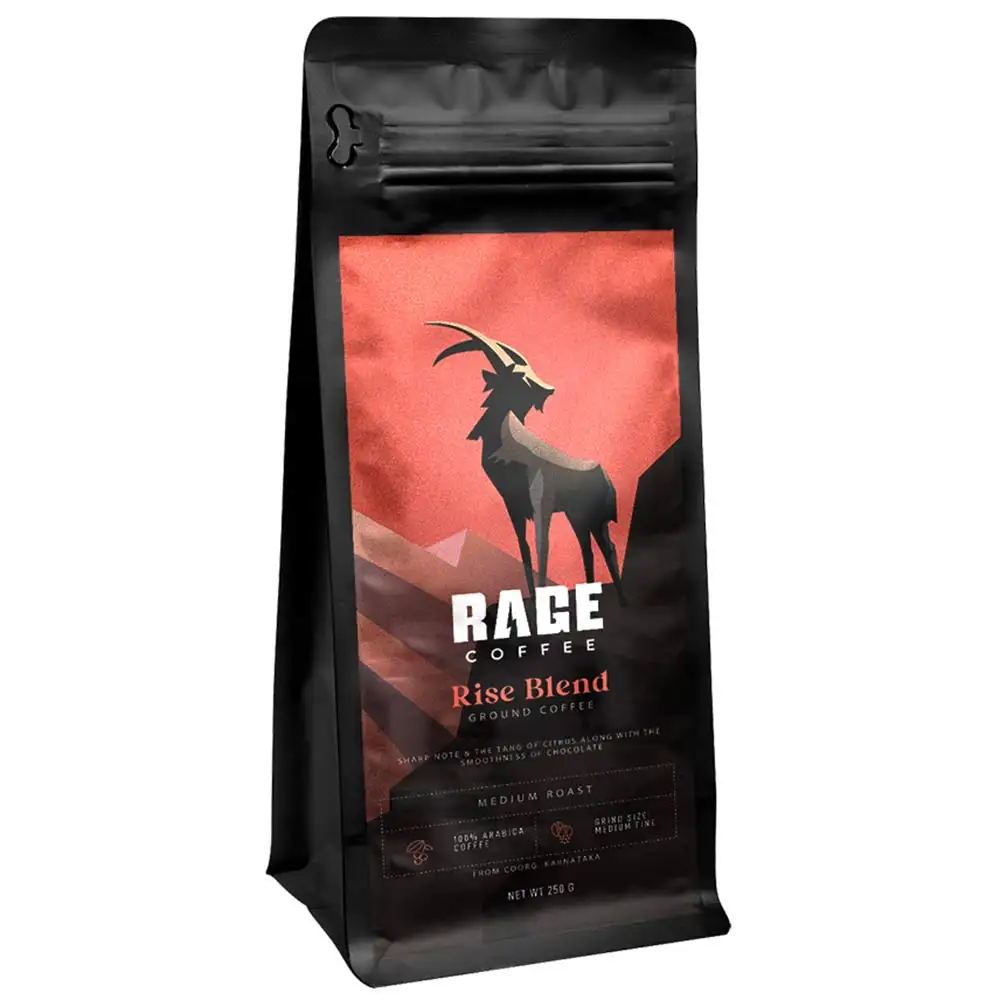 Rage Coffee Rise Blend Ground Coffee,  250 g  Aeropress (Medium Fine)