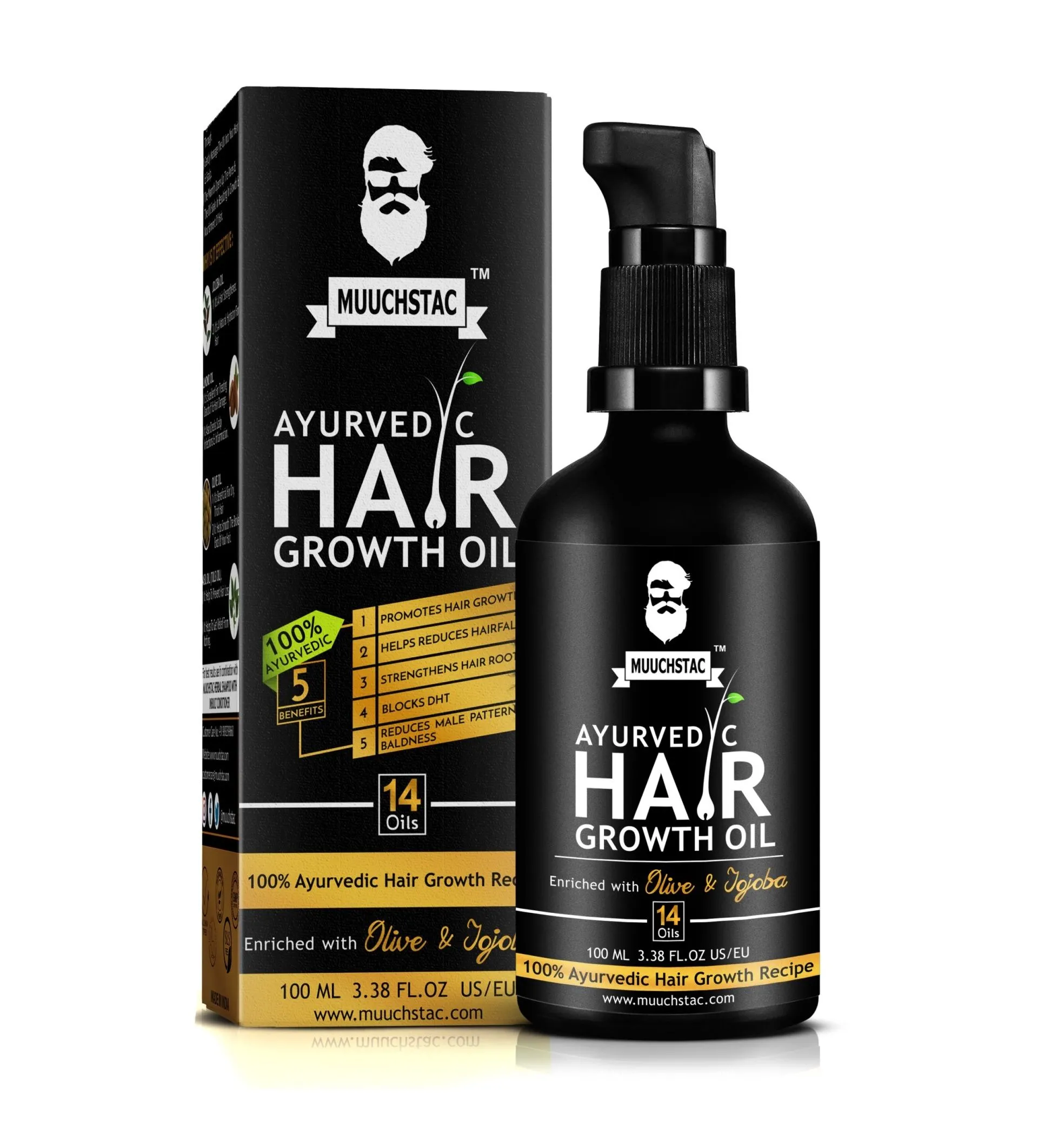 Muuchstac Ayurvedic Hair Growth Oil