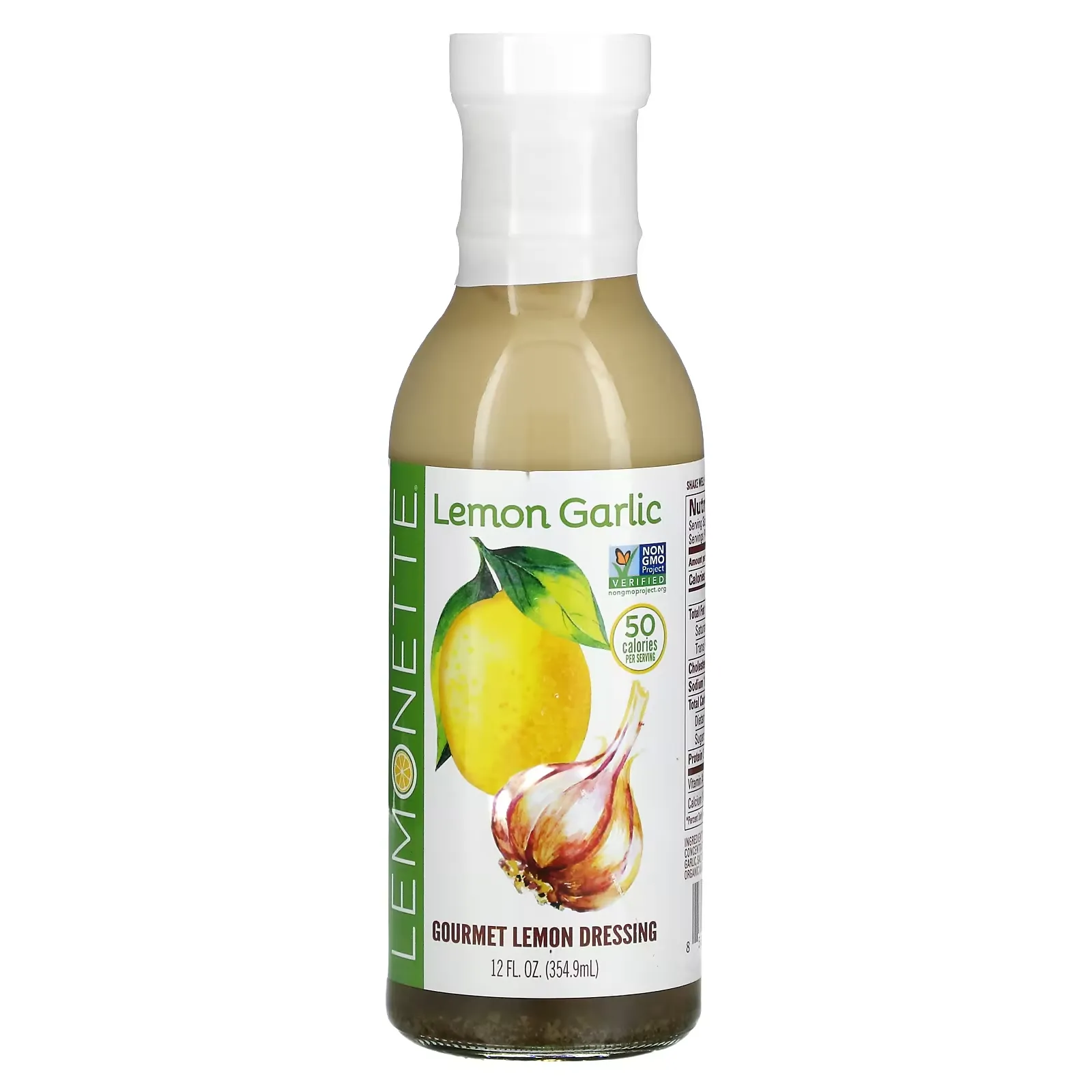 Gourmet Lemon Dressing, Lemon Garlic, 12 fl oz (354.9 ml)