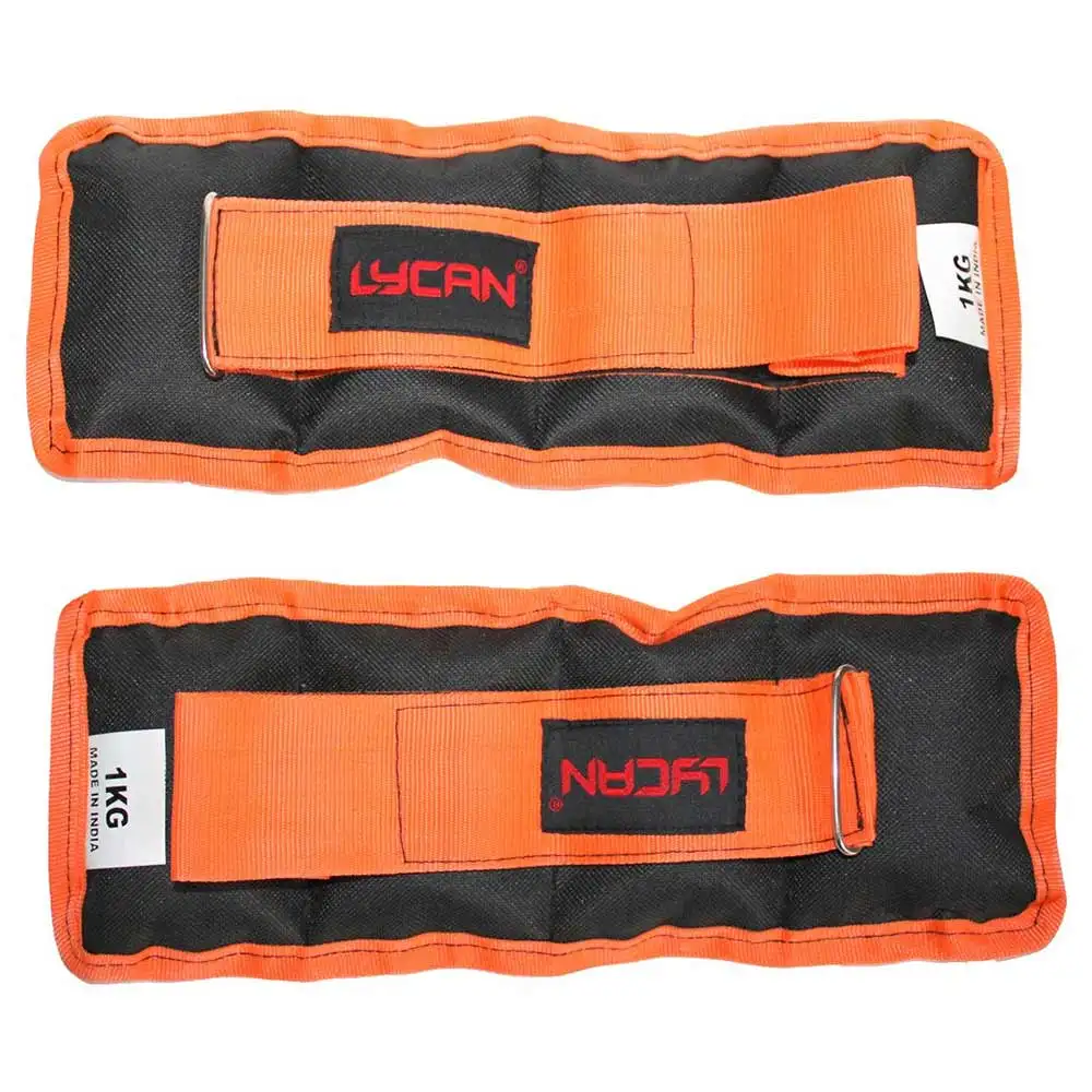 Lycan Wrist and Ankle Weights,  Orange  2 kg