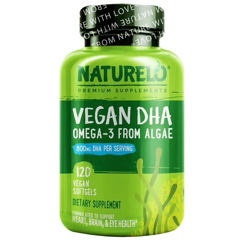 Vegan DHA, Omega-3 from Algae, 400 mg, 120 Vegan Softgels