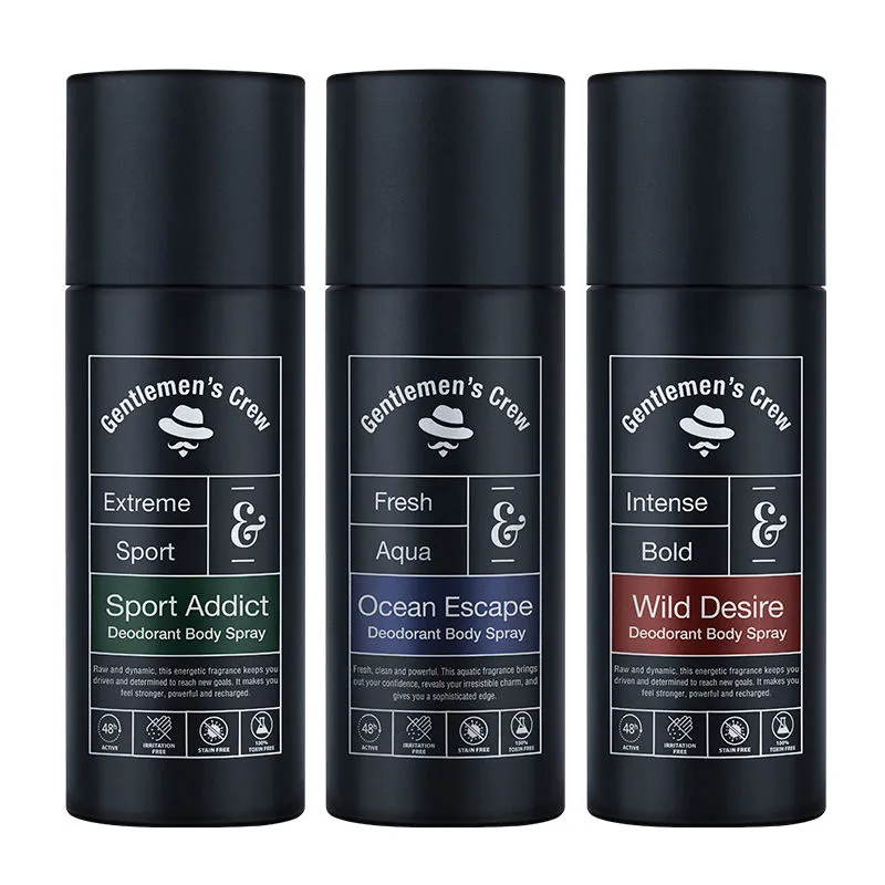 Gentlemen's Crew Long Lasting Deodorants - Pack Of 3