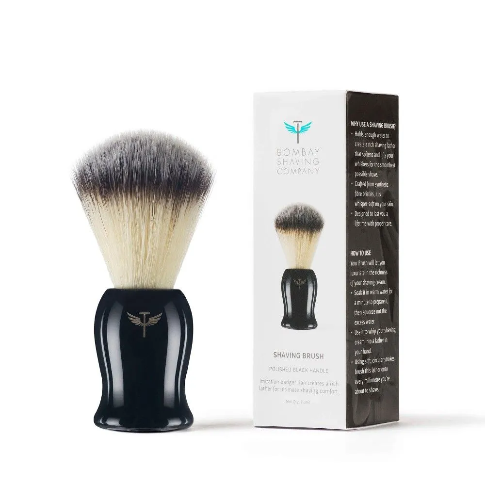 Bombay Shaving Company Shaving Brush - Polished Black Handle