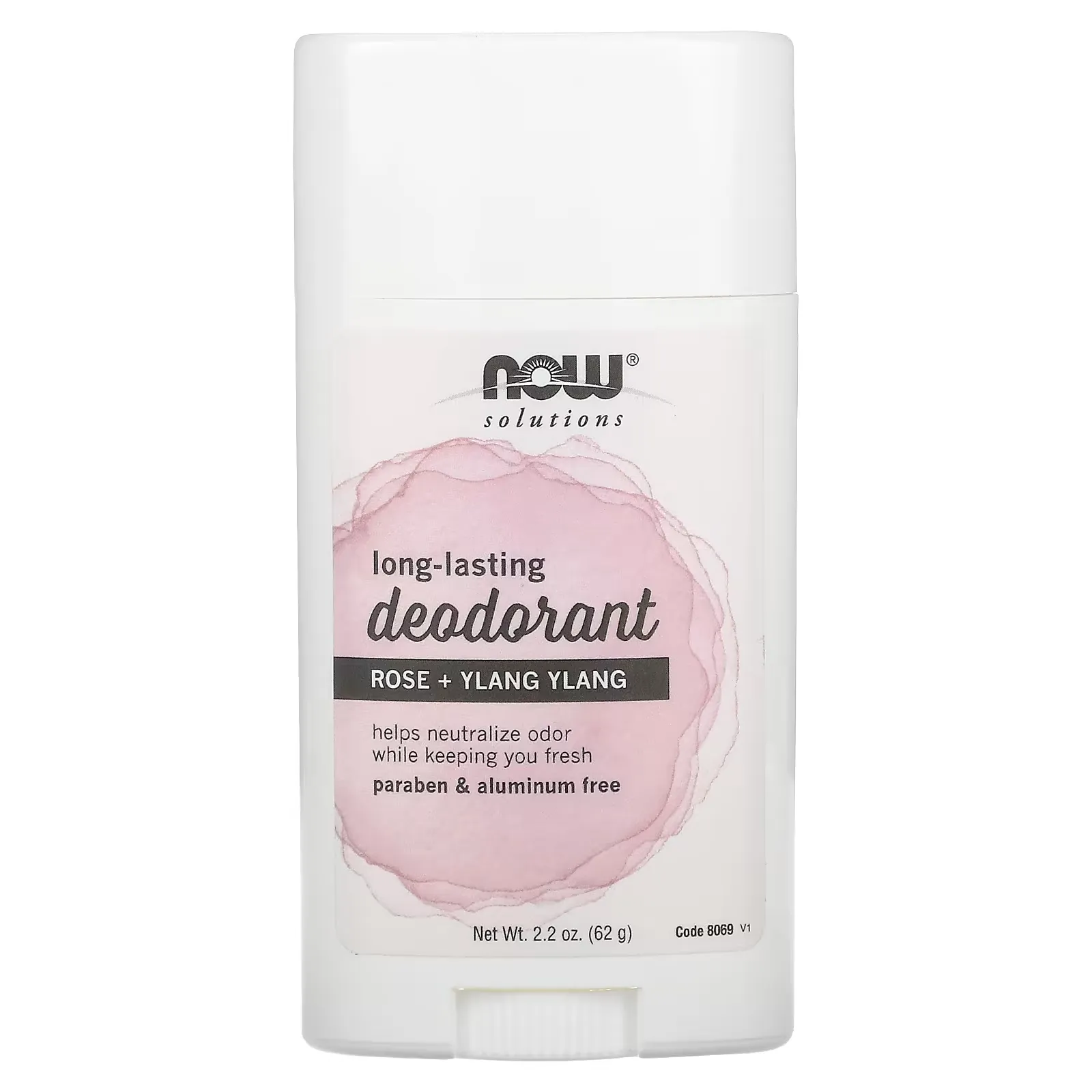 Long Lasting Deodorant, Rose + Ylang Ylang, 2.2 oz (62 g)