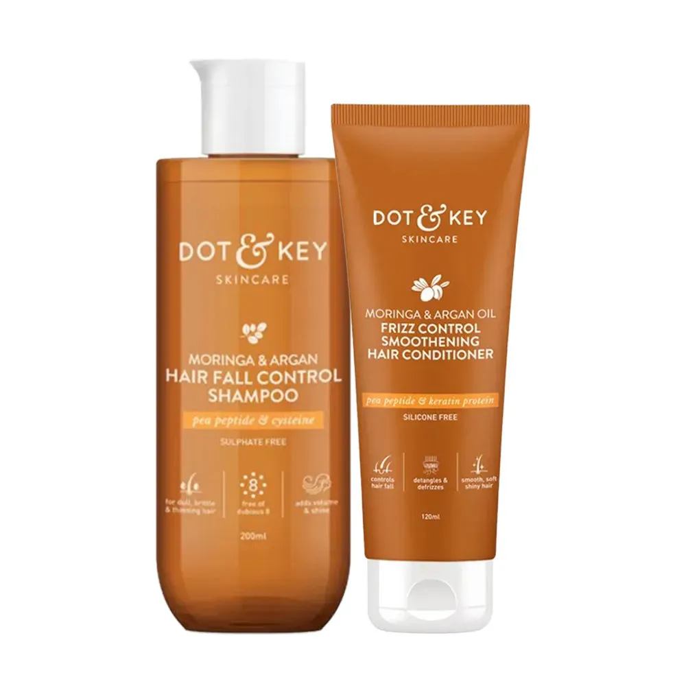 Dot & Key Argan Oil & Keratin Hair Fall Control Duo Mini