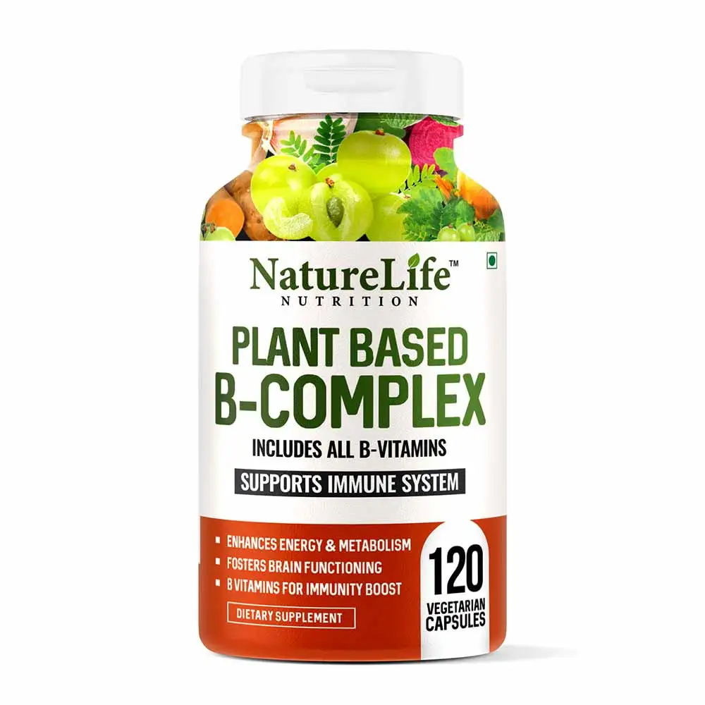 NatureLife Nutrition Plant Based B Complex,  120 capsules  Unflavoured