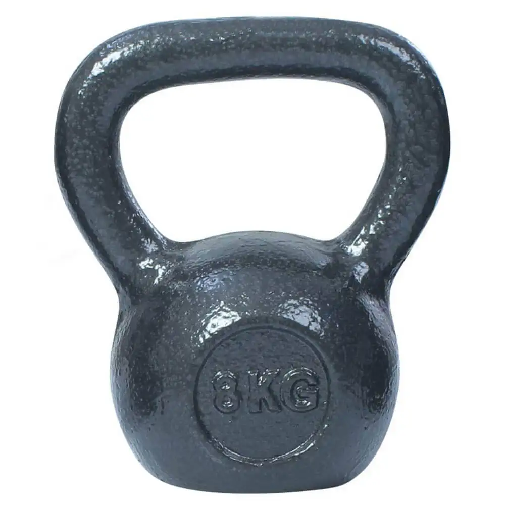 Fitsy Iron Kettelbell,  Black  8 kg