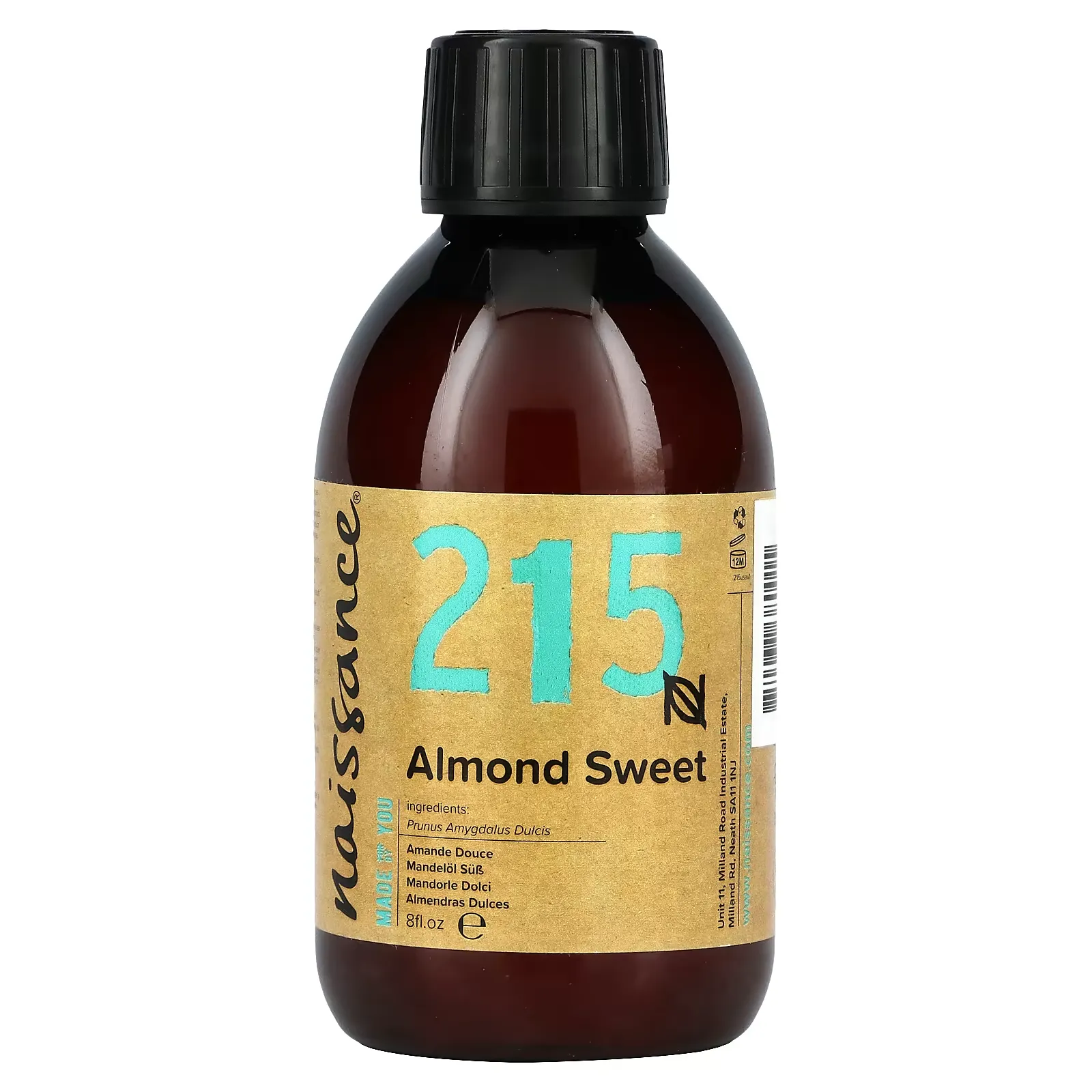 Sweet Almond Oil 215, 8 fl oz (250 ml)