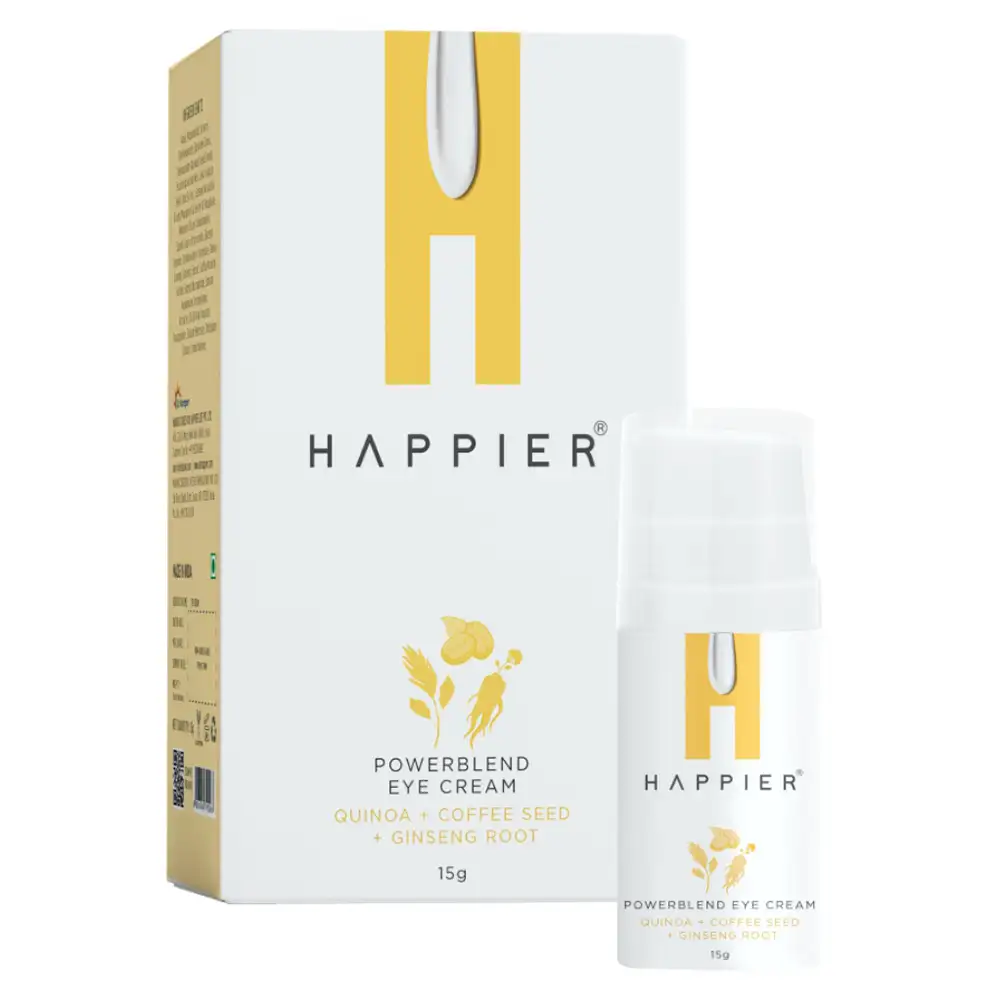 Happier Powerblend Eye Cream,  15 g  for Dark Circles, Fine Lines & Puffiness