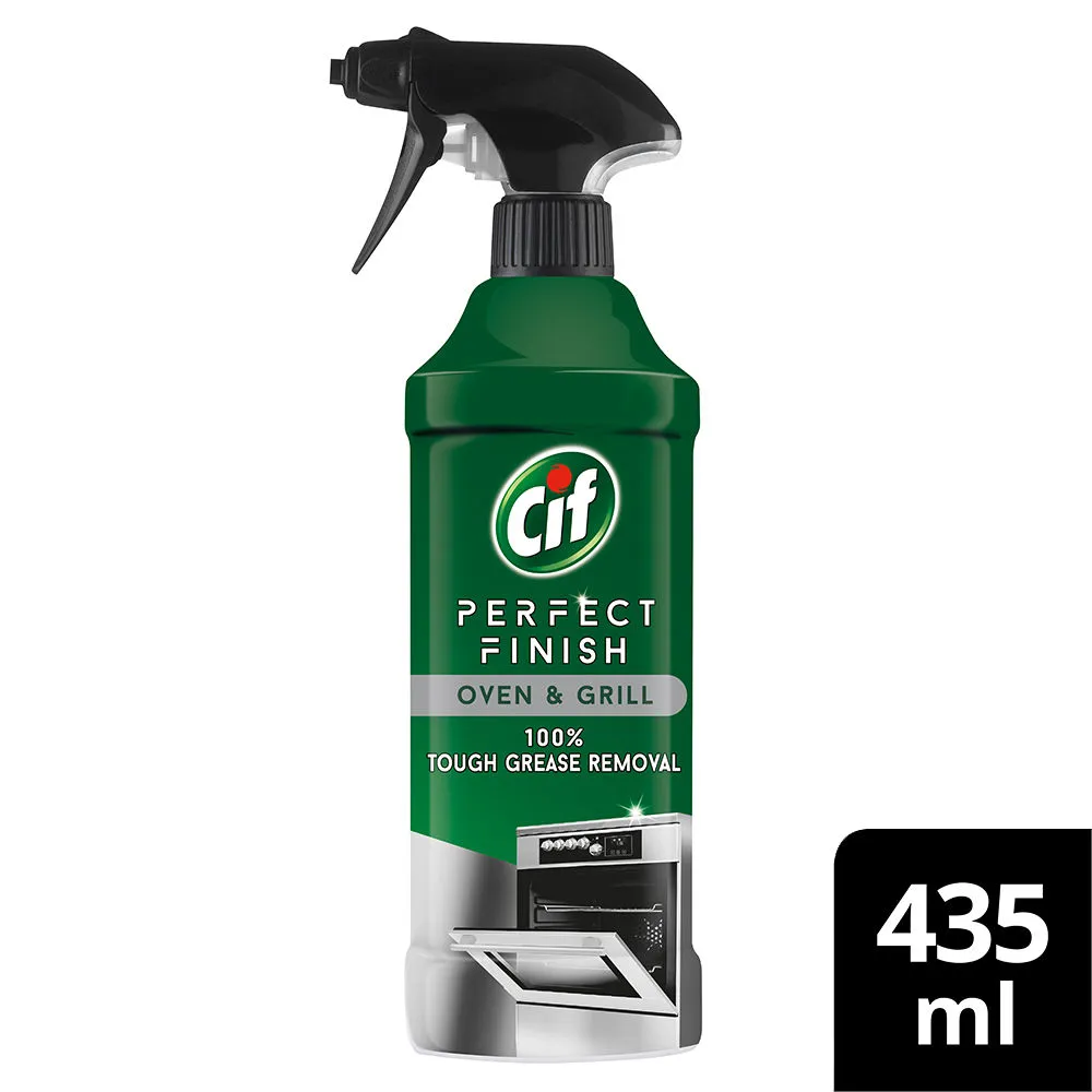 Cif Perfect Finish Oven & Grill Spray, 100% Tough Grease Removal