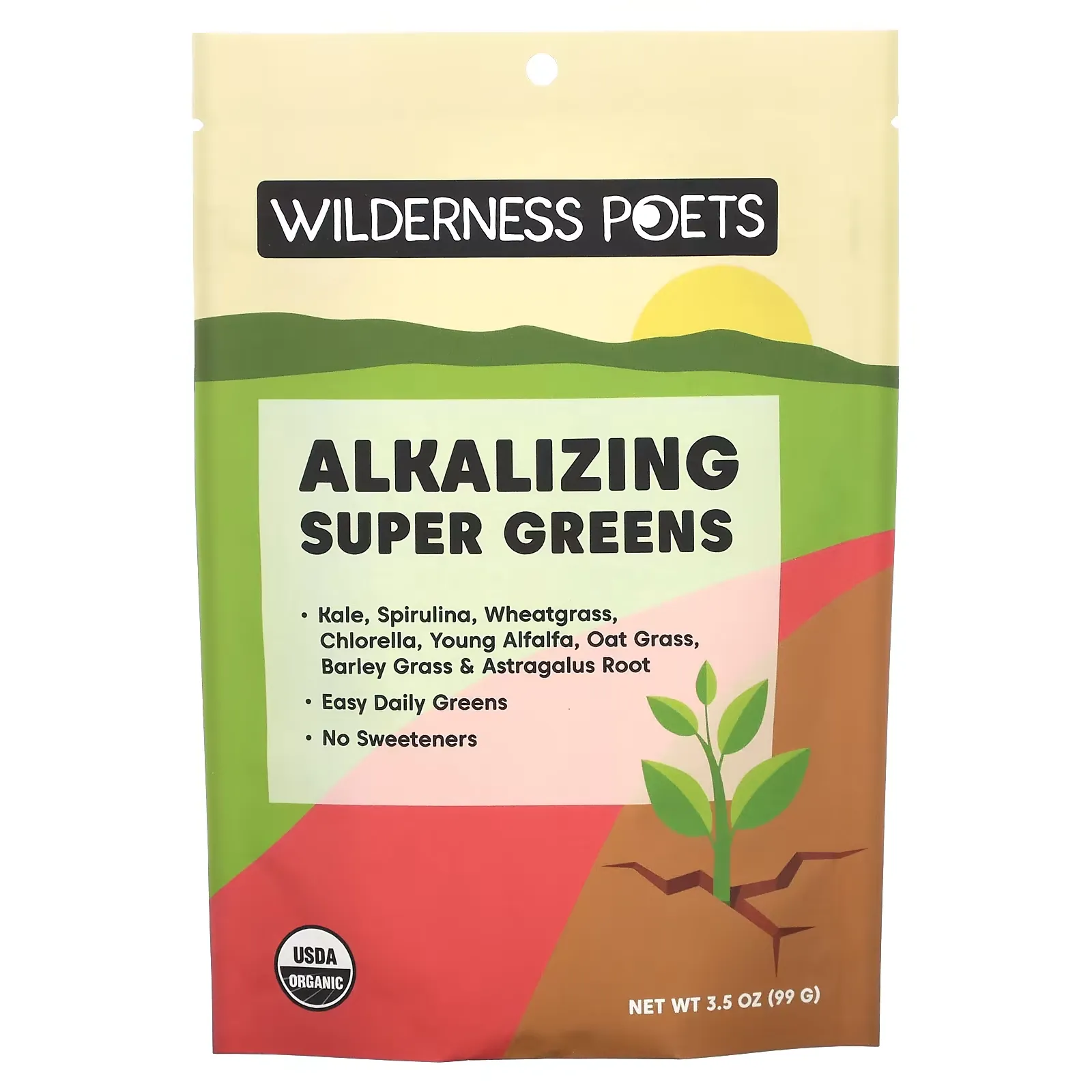 Alkalizing Super Greens, 3.5 oz (99 g)