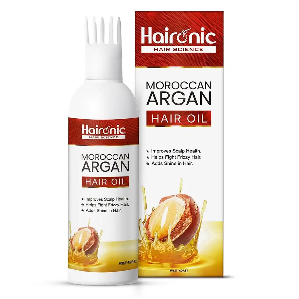 Haironic Moroccan Argan Hair Oil,  100 ml  for All Hair Types