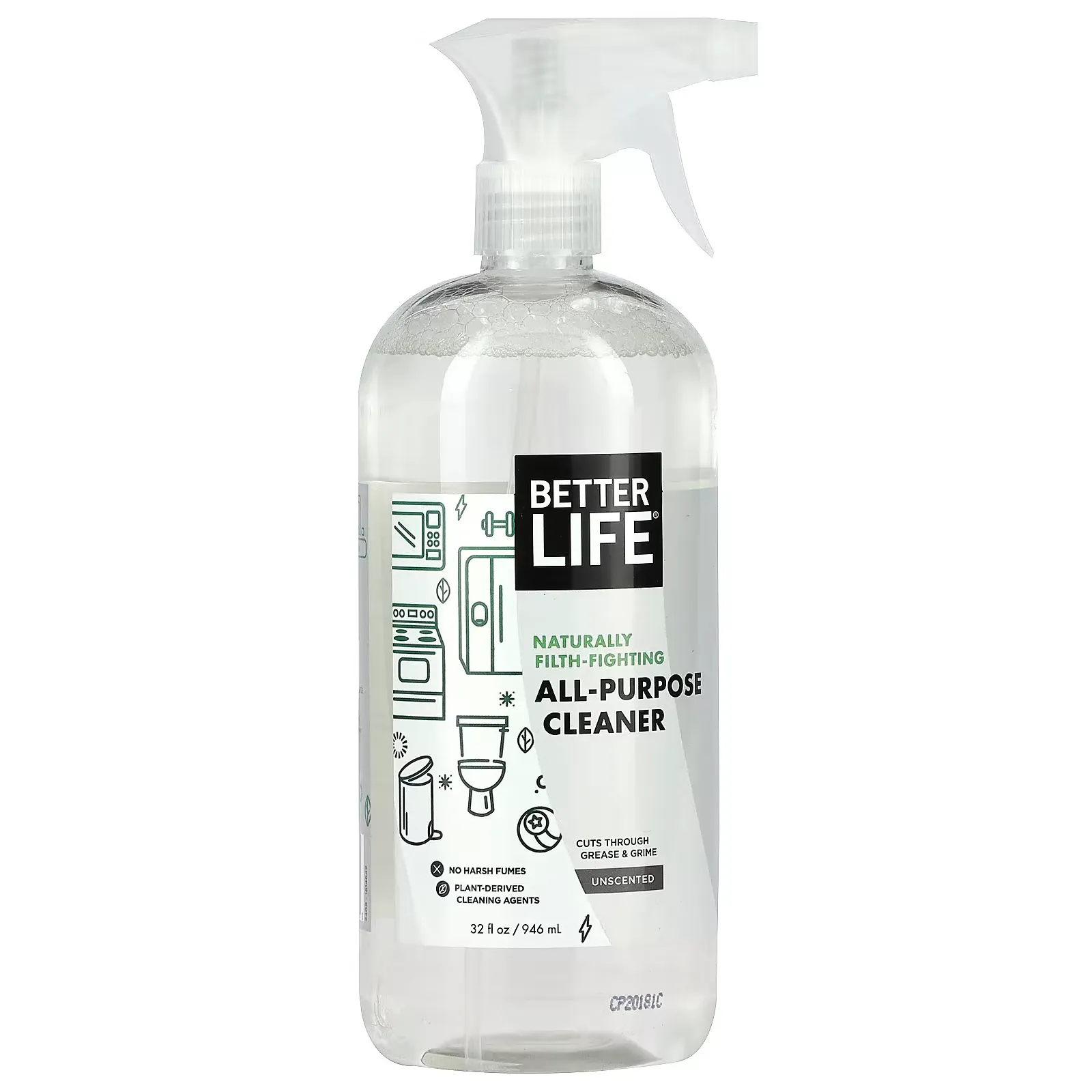 All-Purpose Cleaner, Unscented, 32 fl oz (946 ml)