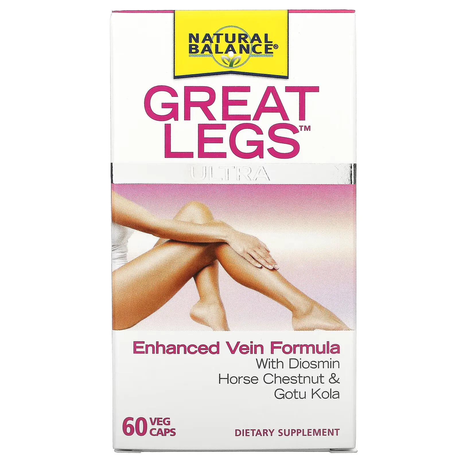 Great Legs Ultra, Enhanced Vein Formula, 60 Veg Caps