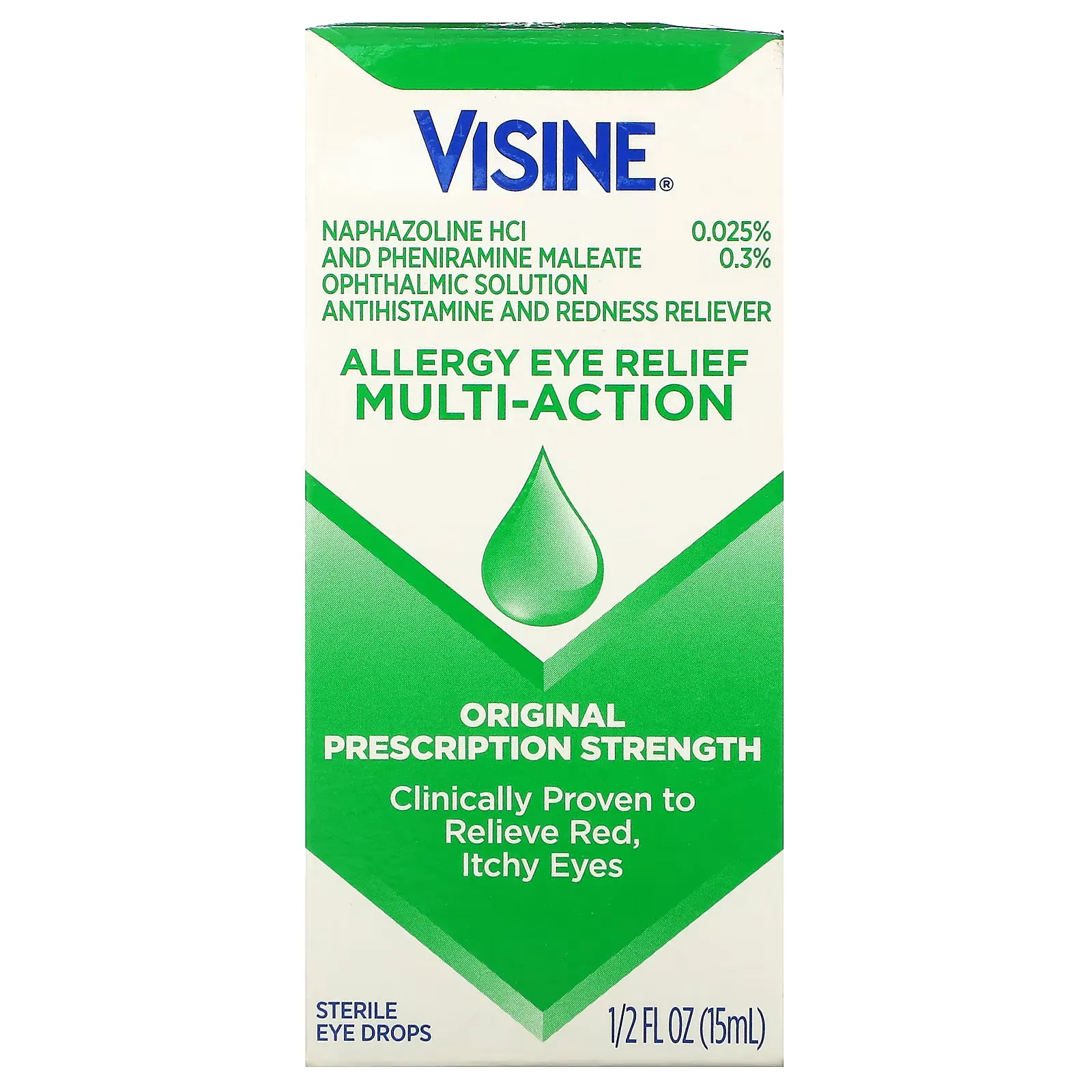 Allergy Eye Relief, Multi-Action Eye Drops, 1/2 fl oz (15 ml)