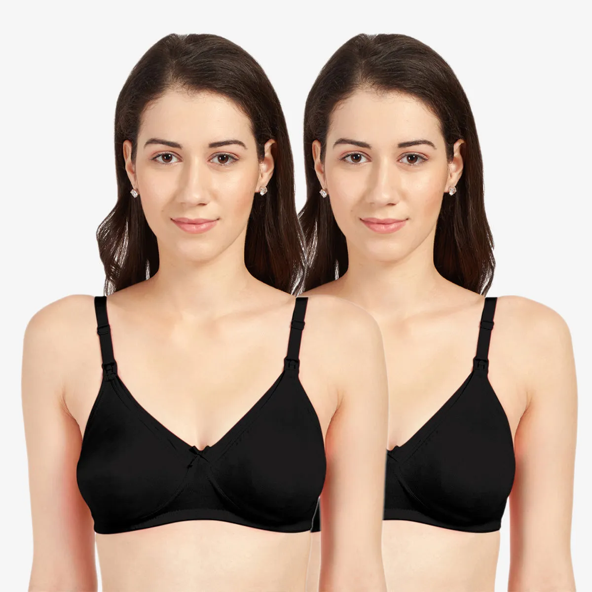 Sonari Babycare Non-Padded Maternity Bra - Black