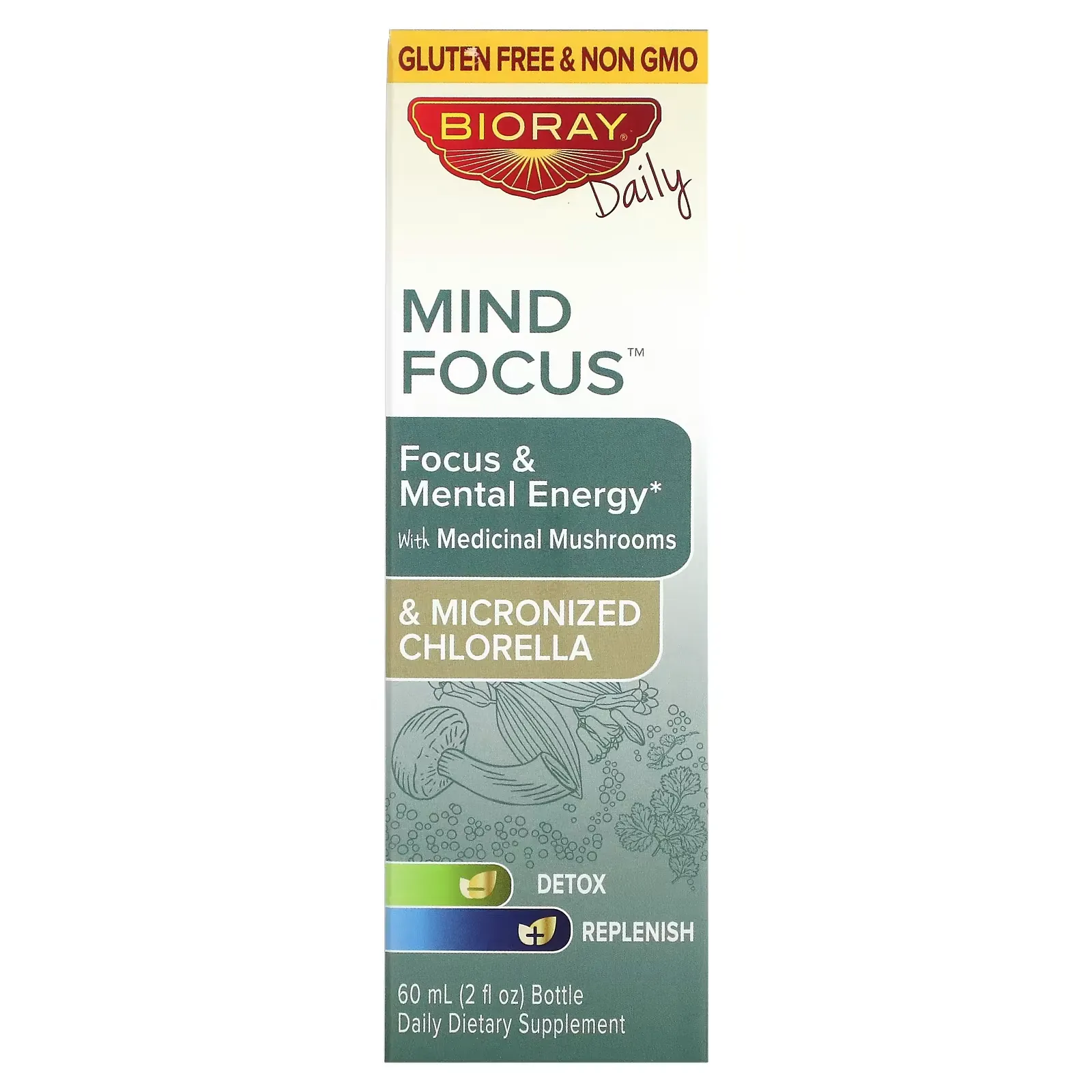 Mind, Focus & Mental Energy, Alcohol Free, 2 fl oz (60 ml)