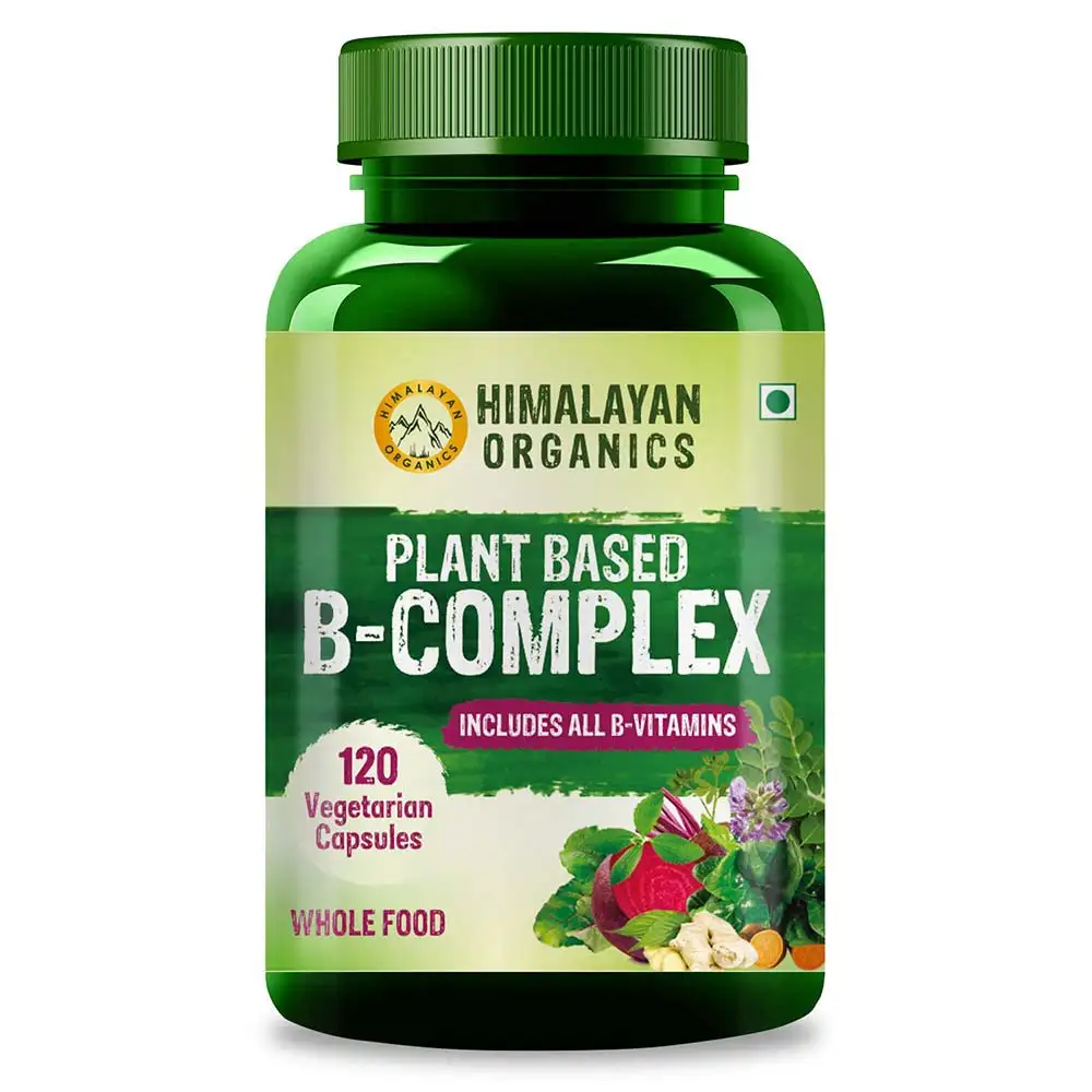 Himalayan Organics Plant Based B Complex,  Unflavoured  120 capsules