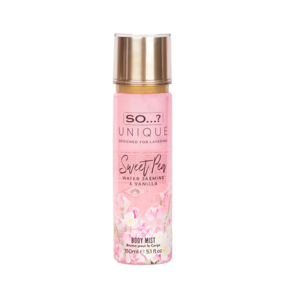 SO... Fragrance Unique Sweet Pea Body Mist - for Women