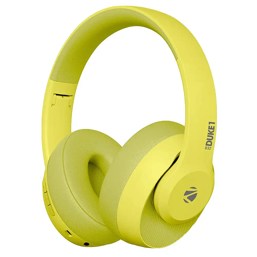 Zebronics Zeb-Duke 1 Wireless Headphone,  Green